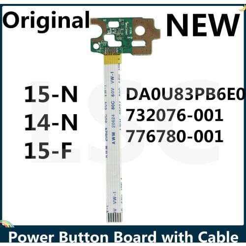 LSC NEW For HP Pavilion 15-N 14-N 15-F High Performance Power Button Board With Cable DA0U83PB6E0 732076-001 776780-001