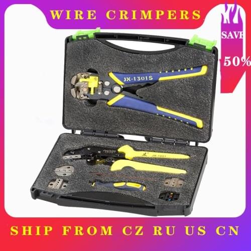 Multitool Wire Crimpers Multitul Ratcheting Terminal Crimping Pliers Wire Strippers Crimper Tool Cord End Terminals Pliers Kit