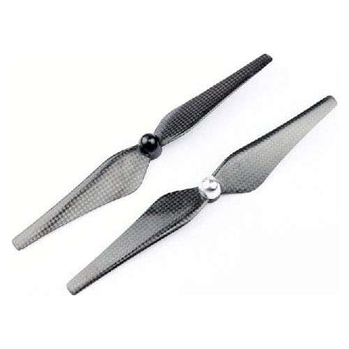 8.4x 4.3 inch / 8443 3K Carbon Propeller Set (one CW, one CCW) W/ self-lock nut for Phantom V2