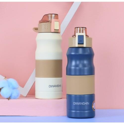 New large 500ml heat preservation cup business travel bullet cover water cup portable 304 stainless steel cup high grade cup