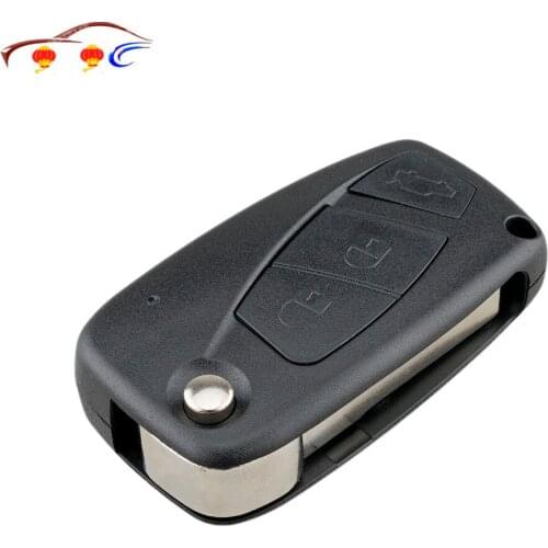 2021 New 3 button 3 BTN forFIAT 3 button Punto Ducato Stilo Panda Flip Folding Remote Car Key Shell Case Cover SIP22 blade