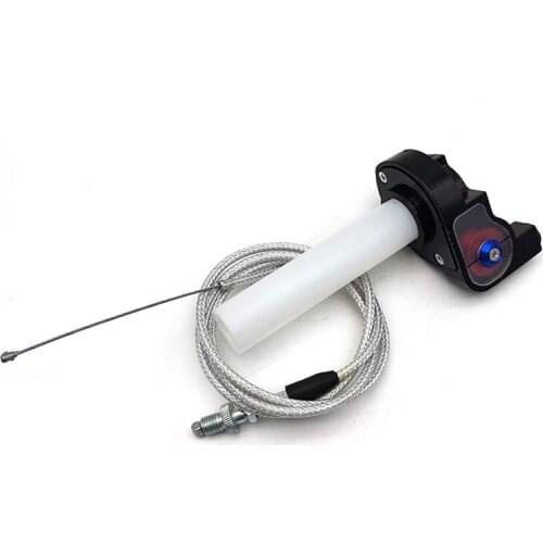 22mm handlebars throttle grip + cable For KAYO Apollo Bosuer Dirt Pit Bike parts