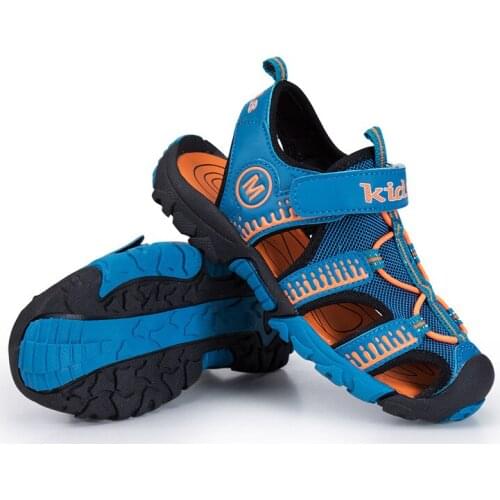 Summer Children Beach Baby Boys Girls Sandals Kids Shoes Closed Toe Arch Support Sport Sandal For Toddler/Big Kid Eu Size 27-38