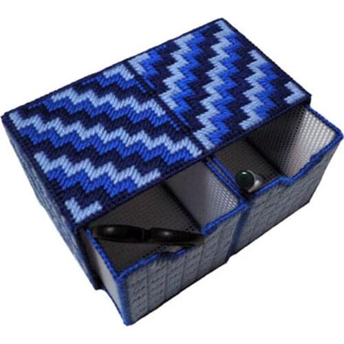 Embroidery storage bagDIY 3D cross-stitch,Has been cut,storage box,Jewelry box,chinese cross stitch Z12