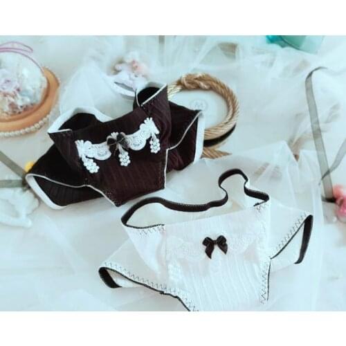 2nd Shipping Free M L XL 3L Pus Size Cute Lolita Kawaii Rib Cotton Embroidery Panties Underwear Brief Lingerie WP591