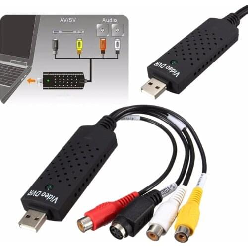 USB 2.0 Video TV DVD VHS Audio Capture Adapter Video Capture Card Cable Video DVR