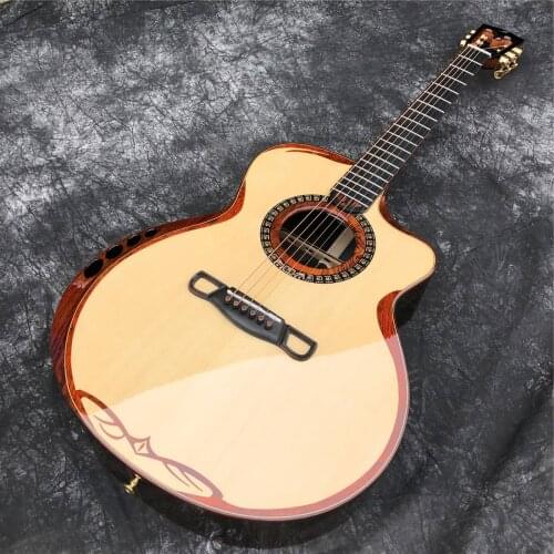 All Solid Wood Merida SADHU Acoustic Guitar,2021 New 41 Inches Spruce Top Rosewood Body Guitar,Free Shipping
