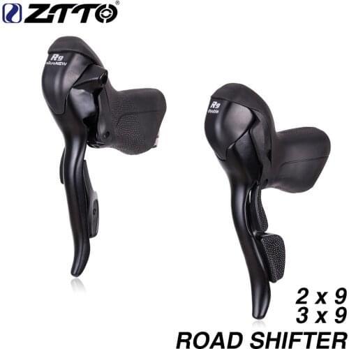 ZTTO MICRONEW Road Bike 2*9 3*9 Shifter Set Double 9 Speed 9s 18s 27s Brake Levers bicycle parts With Wire FOR parts