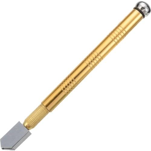 1pc Diamond Glass Cutter Suitable For 10-20mm Glass 160mm Length Alloy Glasses Cutters For Hand Tool Glass Cutting