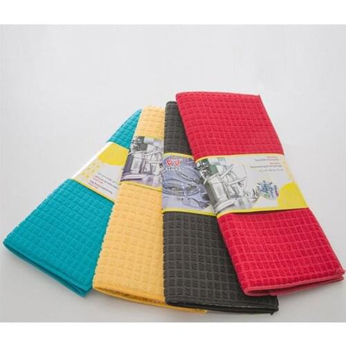 1pc Super-Absorbent Microfiber Dish Drying Mat Cleaning Cloth Kitchen Sink Drainer Cushion Pad Tableware Placemat Random Color