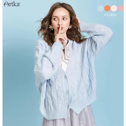 Женские модные кардиганы Artka China At AliExpress