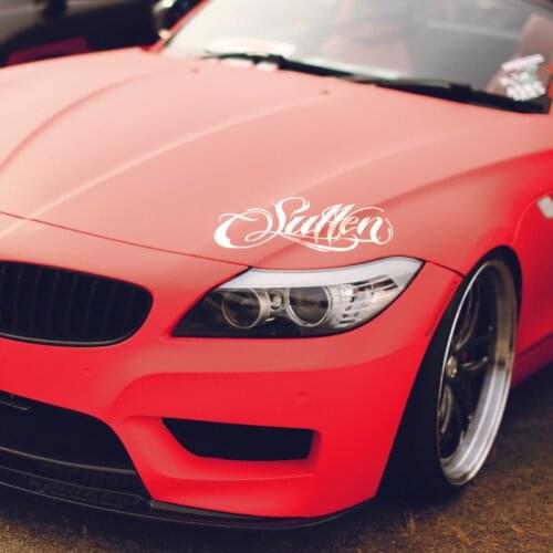 Car Sticker Decal For BMW Sullen Lights Reflective Vinyl 2 Colors 35cm Tuning Auto Car Styling Accessories