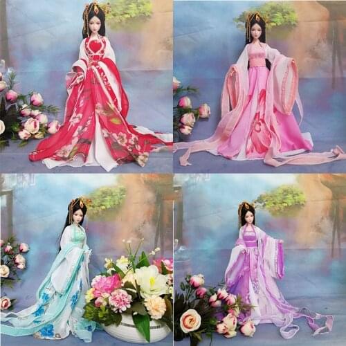 Barbi Blyth 1/6 Scale Figure Doll 1/4 1/3 BJD Clothes Accessories Ancient Costume Hanfu Fairy Dress For BJD/SD YOSD MSD SD13 754