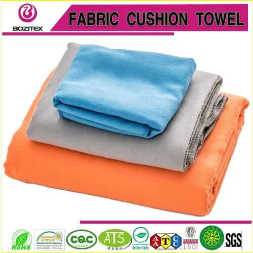 Outdoor sports gym quick dry microfiber towel swimming camping travel yoga beach compact soft towel with mesh bag