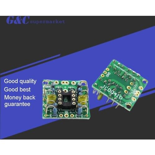 Dual OP Amp Board Preamp DC Amplification PCB for NE5532 OPA2134 OPA2604 AD826