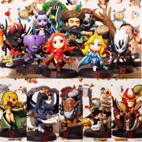 1pcs Hot Gift Collectors Edition Dota 2 Game Figure SLARK VS TINY Doom Boxed Exquisite PVC Action Figures Collection Dota2 Toys
