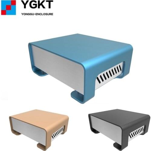 GOF-P01 133.4x55x109mm (WxH-D) aluminum extrusion diy extrued box electronic projects enclosure PCB case