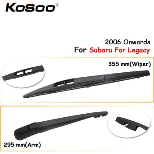 KOSOO Auto Rear Car Wiper Blade For Subaru For Legacy,355mm 2006 Onwards Rear Window Windshield Wiper Blades Arm,Car Accessories