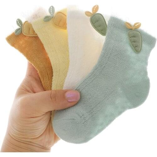 1Pairs Summer Thin Soft Cotton Boy Child Socks Infants Mesh Socks For Newborns Baby Cute Cartoon Socks For Girls