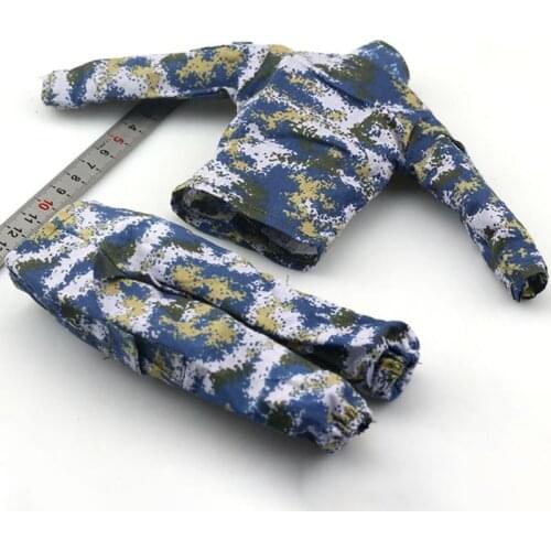 1/6 Scale Soldier Model Accessories Uniform Camouflage Combat Uniform for 12' Removable Doll Collection Accessory Model
