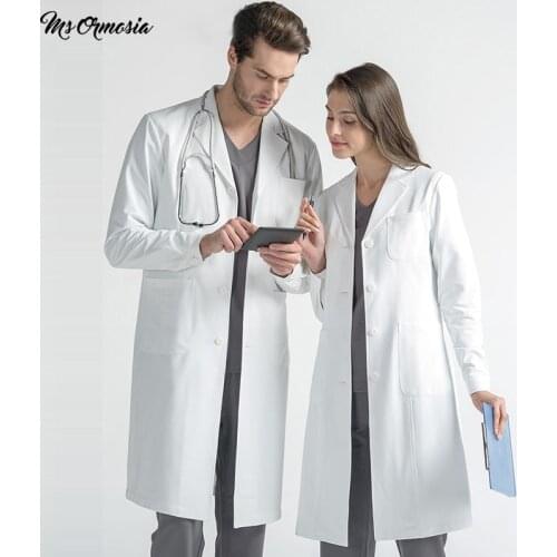 MSORMOSIA 2020 new high-quality ladies nursing robe lab coat slim multi-color beauty salon work uniform pet shop work clothes