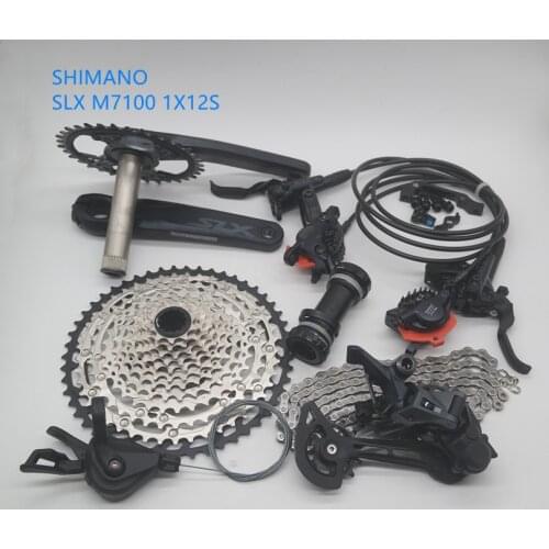 SHIMANO DEORE SLX M7100 Groupset 1x12-Speed with m7100 brake resin ICE 10-51T 32T 34T 170 175mm Crankset Mountain Bike