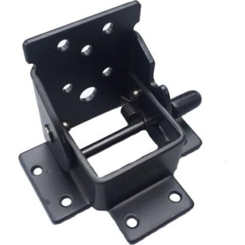 New Folding Table Chair Leg Hinge 90 Degree Self Locking Furniture Bracket Hinges Hardware Accessories WWO66