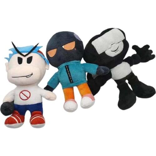 Anime Friday Night Funkin Plush Toy Cute Spooky Month Skid Pump Stuffed Dolls Children Gift