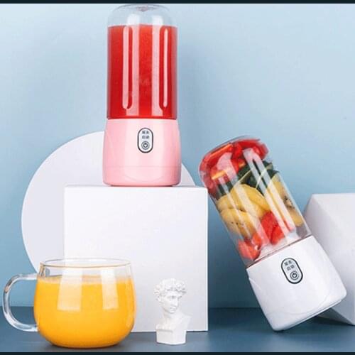 Portable Blender Electric USB Mixer Juicer Machine 500ml Mini Food Smoothie Processor Hand held Personal Fruit Squeezer Juicer