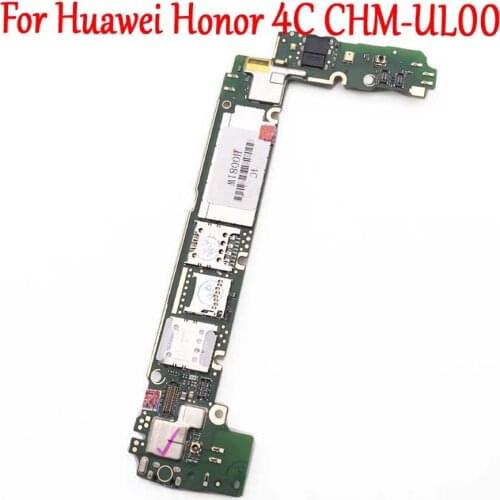 Tested Full Work Original Unlock Motherboard For Huawei Honor 4C CHM-UL00 16GB Logic Circuit Board Electronic Plate