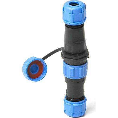 SP13 IP68 Waterproof Connector Male Plug & Female Socket 2 3 4 5 6 7 9 Pin SP13 Panel Mount Wire Cable Connector Aviation Plug