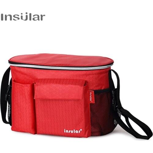 Insular Bottle Thermal Insulation bag Waterproof Baby Diaper Bags For Strollers Multi-layer Nappy Bags Mommy Stroller Cooler Bag