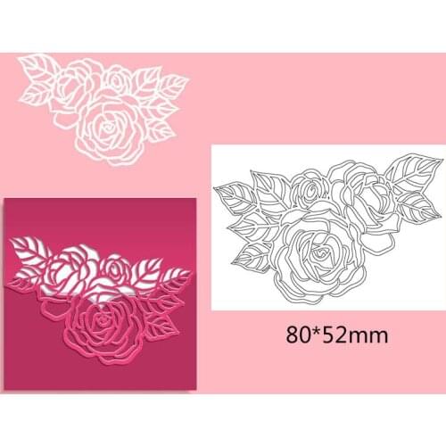 Rose flower Metal Cutting Die hollow pattern New for DIY Scrapbooking Embossing Cards Tool Decorative Crafts Die Cuts