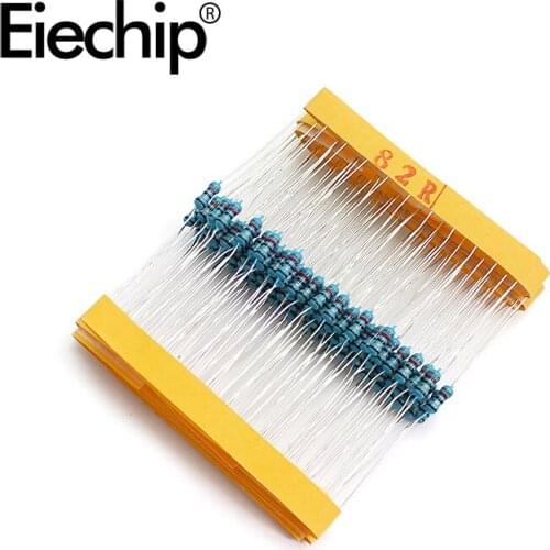 100pcs/lot 1/4W 1% Metal film resistor 82R 0.25W resistance 82 ohm Throught Hole