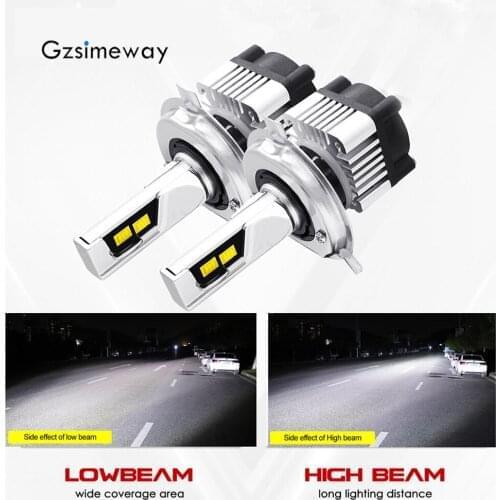 2PCS H4 LED H7 car light H1 H3 H11 9005 hb3 led headlight bulbs with CSP chip 12V 8000lm 6000k auto lamp 9006 H27 881 fog light