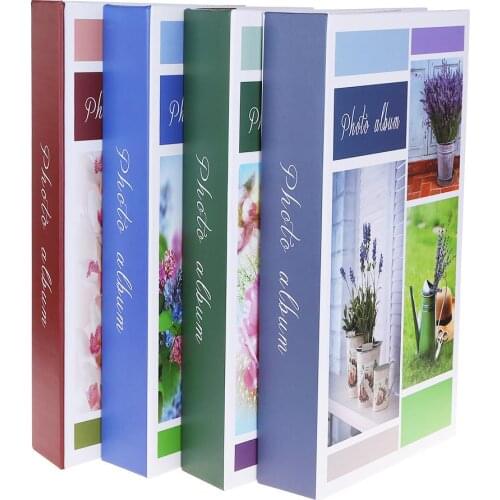 300 Sheets 4R/6 inch Interleaf Type Family Photo Album Pictures Scrapbook Family Baby Memory Book Wedding Decoration Random Send