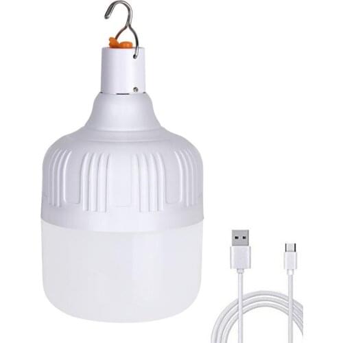 60W / 100W Rechargeable Bulb LED Waterproof Emergency Mini light flashlight Lamp Outdoor Camp Light For Home Emergency I8I4 J5I9