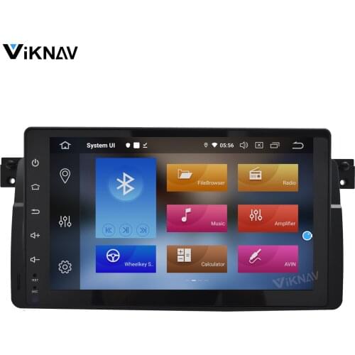 1din Android 10 car radio multimedia player for BMW E46 M3 318/320/325/330 Rover 75 1998-2006 car audio stereo receiver GPS