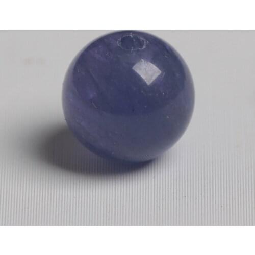 One piece loose beads Tanzanite round 4-9mm for DIY jewelry making FPPJ wholesale beads nature gem stone