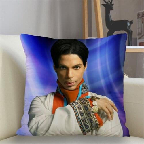 Fashion Character Prince Rogers Nelson Pillow Case for Home Sofa Car Fall Decor Cushion Cover Printed Pillowcase