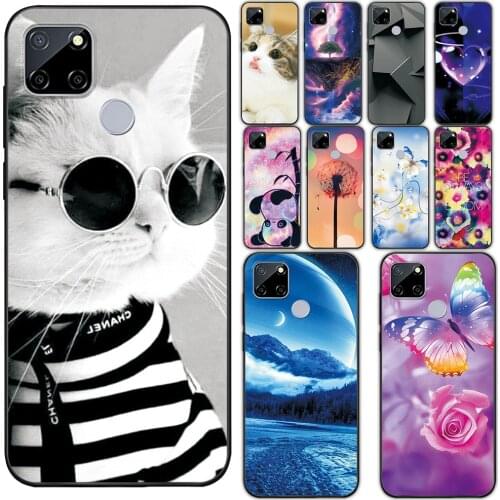 For Realme 7i Global Case Cartoon Back Cover For Realme 7i RMX2193 Silicone Phone Shell For Realme 7i RMX2103 Soft TPU Case Capa