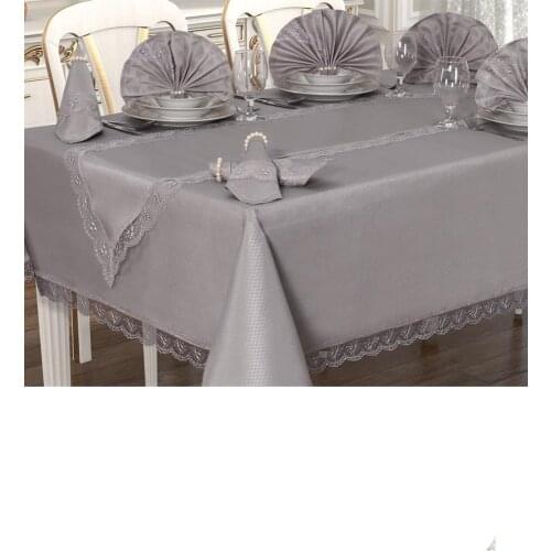 Kdk Carefree Table Cover Set 26 Piece Pitikare Gray
