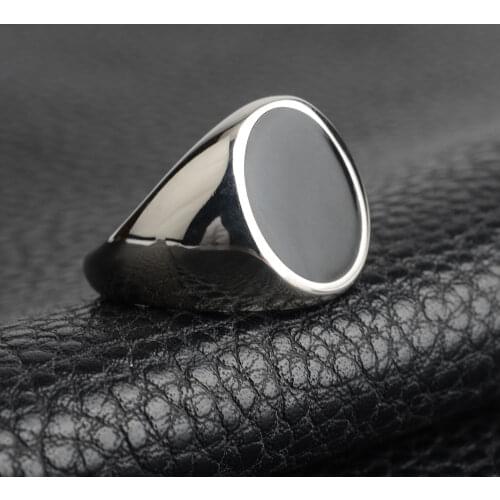 New Arrival Fashion Jewelry Ring Men Titanium Steel Simple Rings For Man Anillos Bague Femme Mode 2020