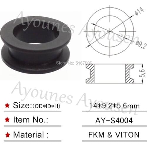 Hot sale 8pcs Fuel injector upper seals grommet for toyota lexus honda car replacement parts repair kits free shipping