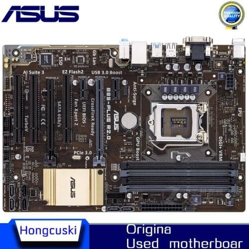 For ASUS B85-PLUS R2.0 original motherboard Socket LGA 1150 DDR3 B85 Desktop Motherboard