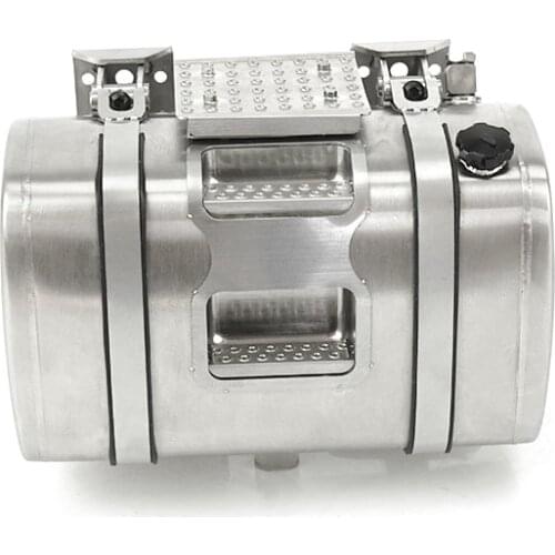 LESU 90MM Metal Simulation Tank for 1/14 TAMIYA VOLVO FH16 RC Tractor Truck Trailer DIY Car Model