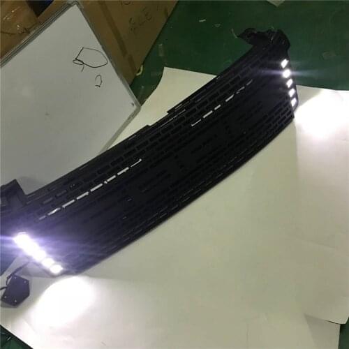 CITYCARAUTO OWN DESIGN MODIFIED LED Racing grill grille ABS black front grill trims fit for Ranger wildtrak T6 txl pickup2012-14
