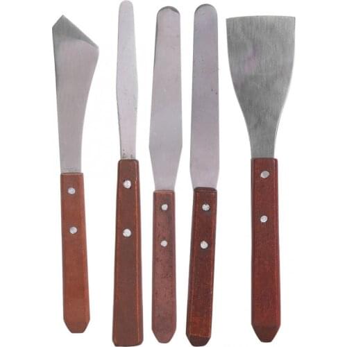 Oil Painting knife Palette Mixed Scraper Set Knife set Scraper Painting Knife Stainless Steel Spatula Set Oil Painting Supplies