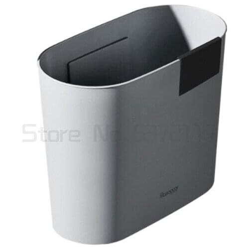 No punching kitchen garbage can household cabinet door wall hanging toilet hanging creative storage bin