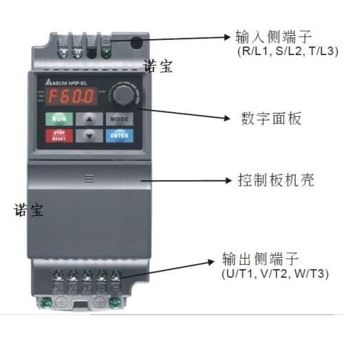 Frequency converter VFD-EL VFD004EL43A 380V 0.4KW